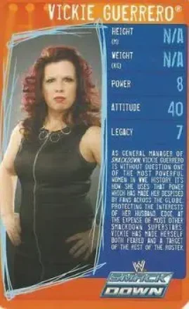 2009 Top Trumps Specials WWE 3D (U.K.) feature card