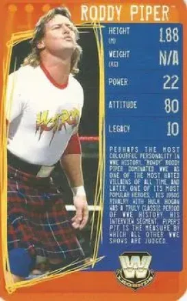 2009 Top Trumps Specials WWE 3D (U.K.) #NNO - Rowdy Roddy Piper