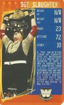 2009 Top Trumps Specials WWE 3D (U.K.) feature card