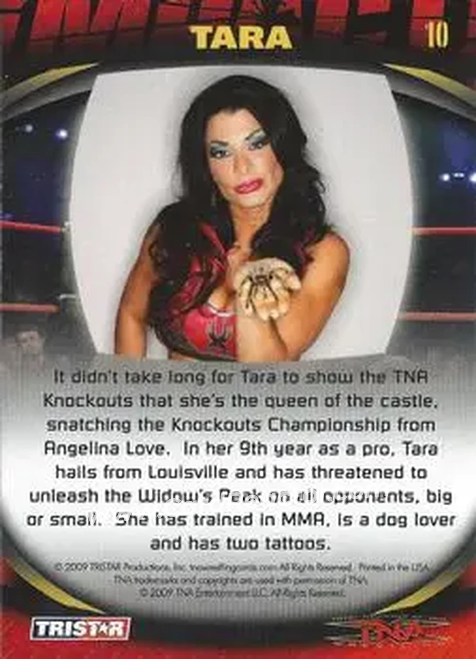 2009 TriStar TNA Impact #10 - Victoria - Back