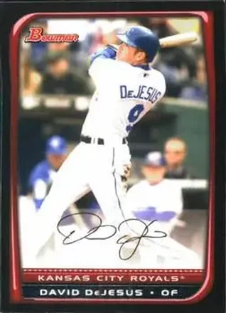 2008 Bowman #2 - David DeJesus - Kansas City Royals
