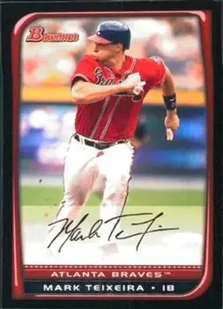 2008 Bowman #4 - Mark Teixeira - Atlanta Braves