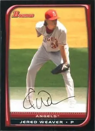 2008 Bowman #7 - Jered Weaver - Los Angeles Angels