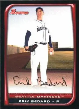 2008 Bowman #10 - Erik Bedard - Seattle Mariners