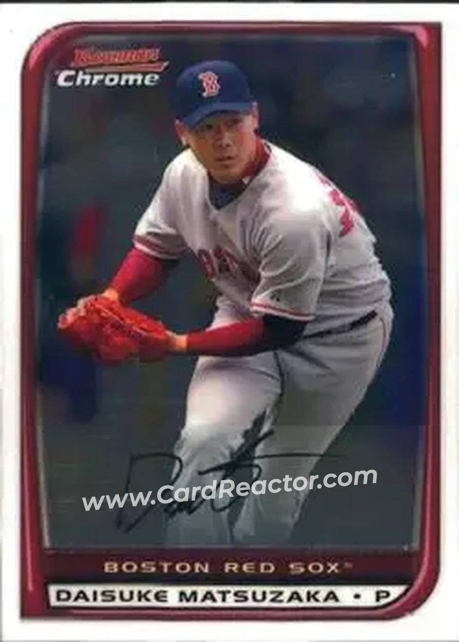 2008 Bowman Chrome #5 - Daisuke Matsuzaka - Boston Red Sox - Front
