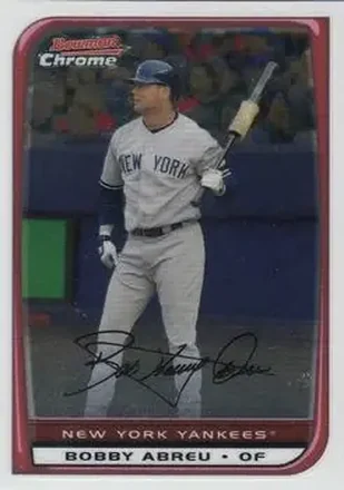 2008 Bowman Chrome #13 - Bob Abreu - New York Yankees