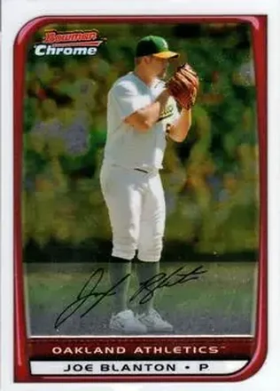 2008 Bowman Chrome #16 - Joe Blanton - Oakland Athletics