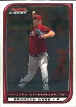 2008 Bowman Chrome #19 - Brandon Webb - Arizona Diamondbacks