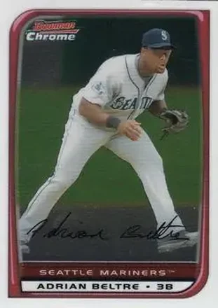 2008 Bowman Chrome #27 - Adrian Beltré - Seattle Mariners