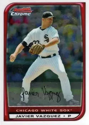 2008 Bowman Chrome #30 - Javier Vazquez - Chicago White Sox