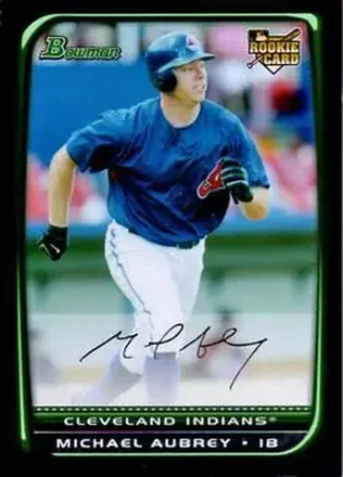 2008 Bowman Draft Picks & Prospects #BDP2 - Michael Aubrey - Cleveland Indians