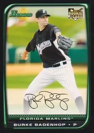 2008 Bowman Draft Picks & Prospects #BDP4 - Burke Badenhop - Florida Marlins