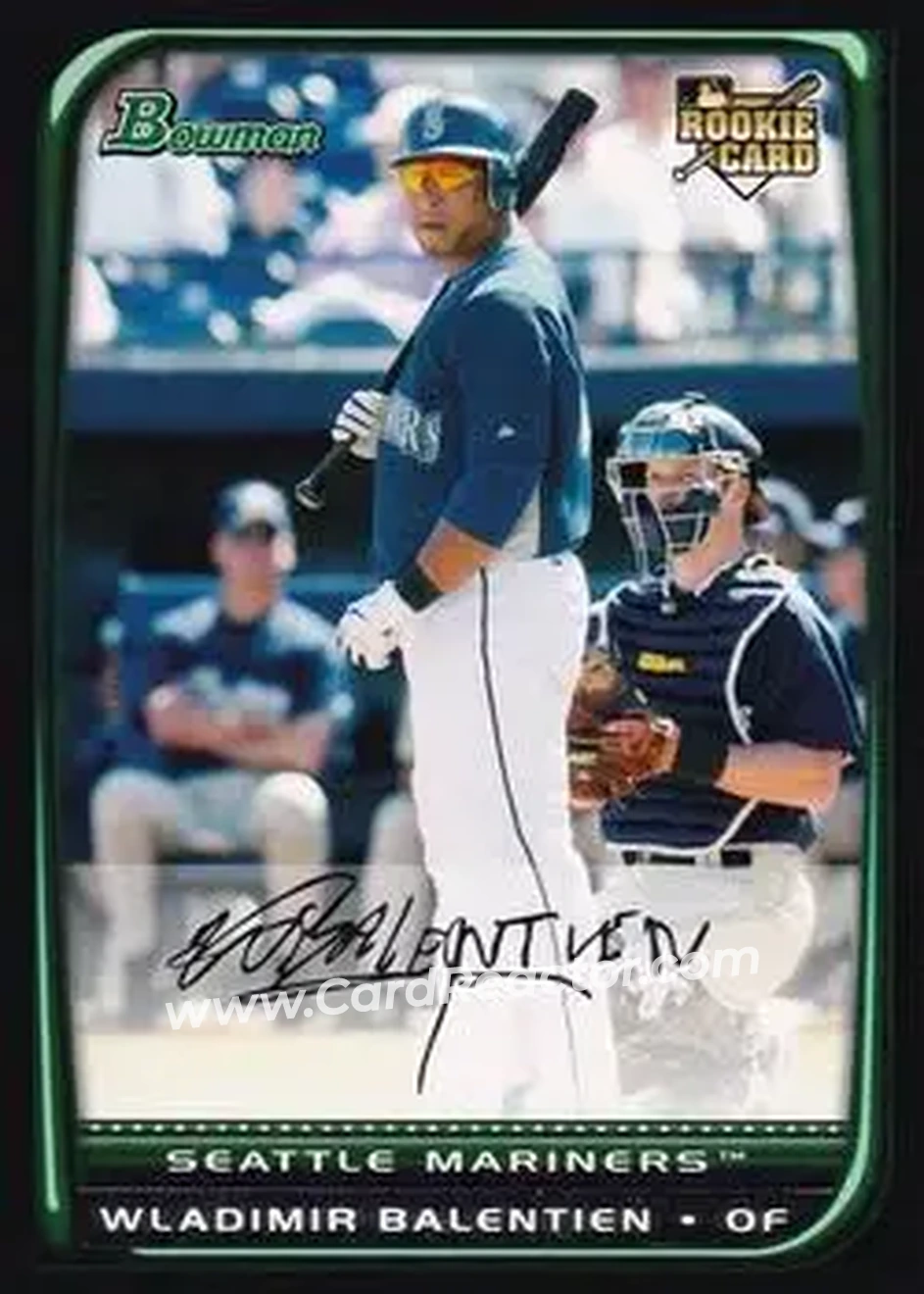 2008 Bowman Draft Picks & Prospects #BDP5 - Wladimir Balentien - Seattle Mariners - Front