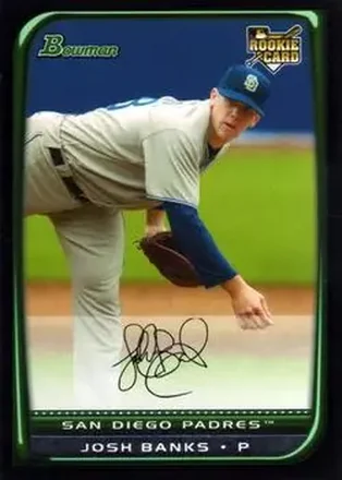 2008 Bowman Draft Picks & Prospects #BDP7 - Josh Banks - San Diego Padres