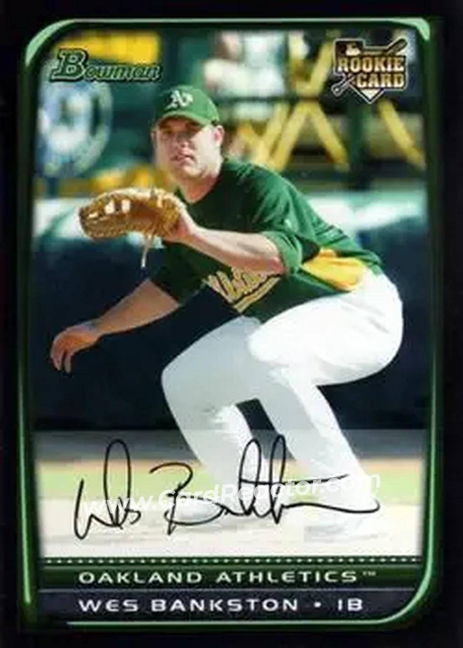 2008 Bowman Draft Picks & Prospects #BDP8 - Wes Bankston - Oakland Athletics - Front
