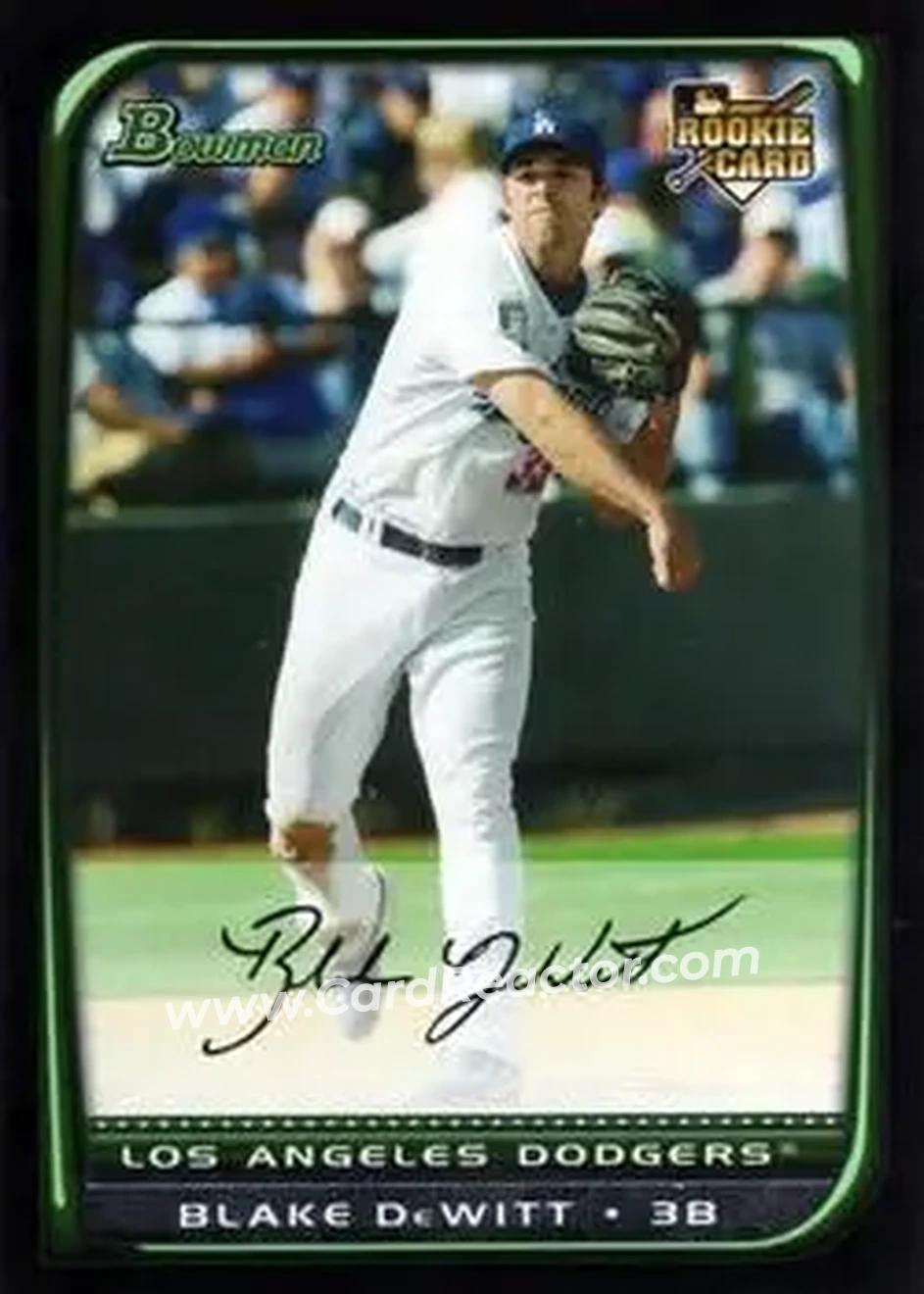 2008 Bowman Draft Picks & Prospects #BDP15 - Blake DeWitt - Los Angeles Dodgers - Front 2008 Bowman Draft Picks & Prospects #BDP15 - Blake DeWitt - Los Angeles Dodgers - Front