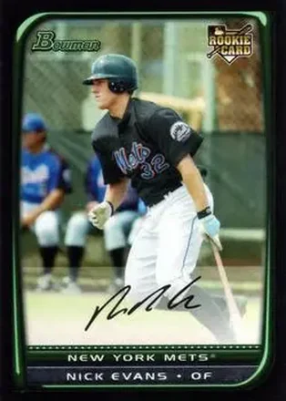 2008 Bowman Draft Picks & Prospects #BDP16 - Nick Evans - New York Mets
