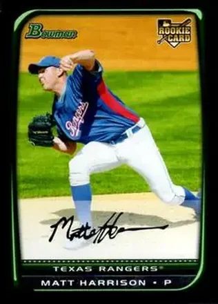 2008 Bowman Draft Picks & Prospects #BDP20 - Matt Harrison - Texas Rangers