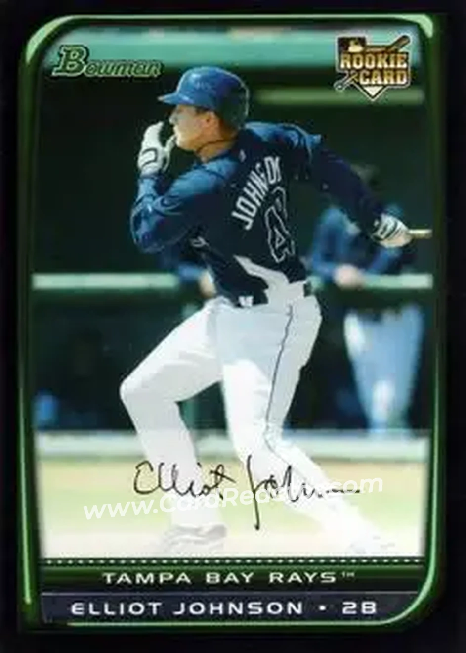 2008 Bowman Draft Picks & Prospects #BDP24 - Elliot Johnson - Tampa Bay Rays - Front