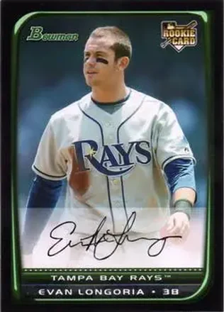2008 Bowman Draft Picks & Prospects #BDP27 - Evan Longoria - Tampa Bay Rays
