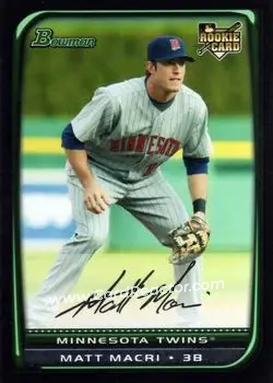 2008 Bowman Draft Picks & Prospects #BDP28 - Matt Macri - Minnesota Twins