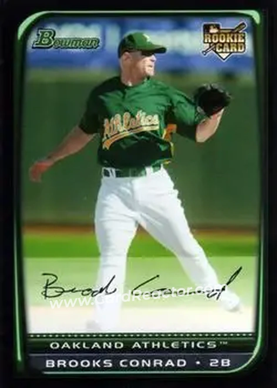 2008 Bowman Draft Picks & Prospects #BDP32 - Brooks Conrad - Oakland Athletics