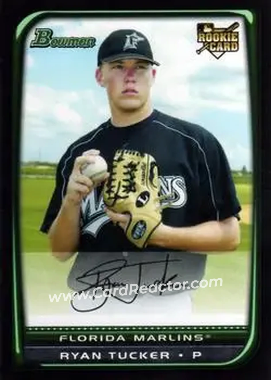 2008 Bowman Draft Picks & Prospects #BDP37 - Ryan Tucker - Florida Marlins - Front