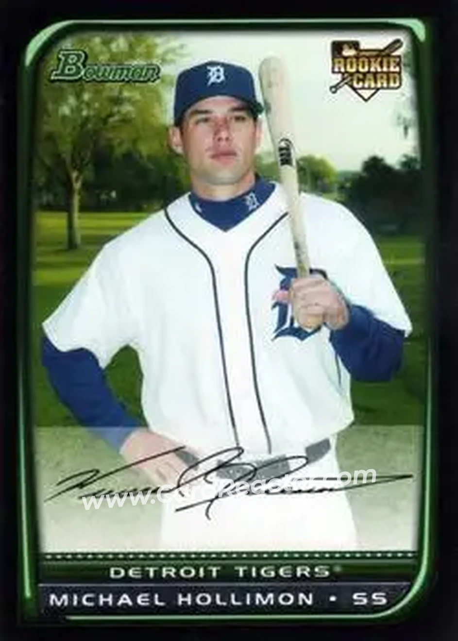 2008 Bowman Draft Picks & Prospects #BDP40 - Michael Hollimon - Detroit Tigers - Front