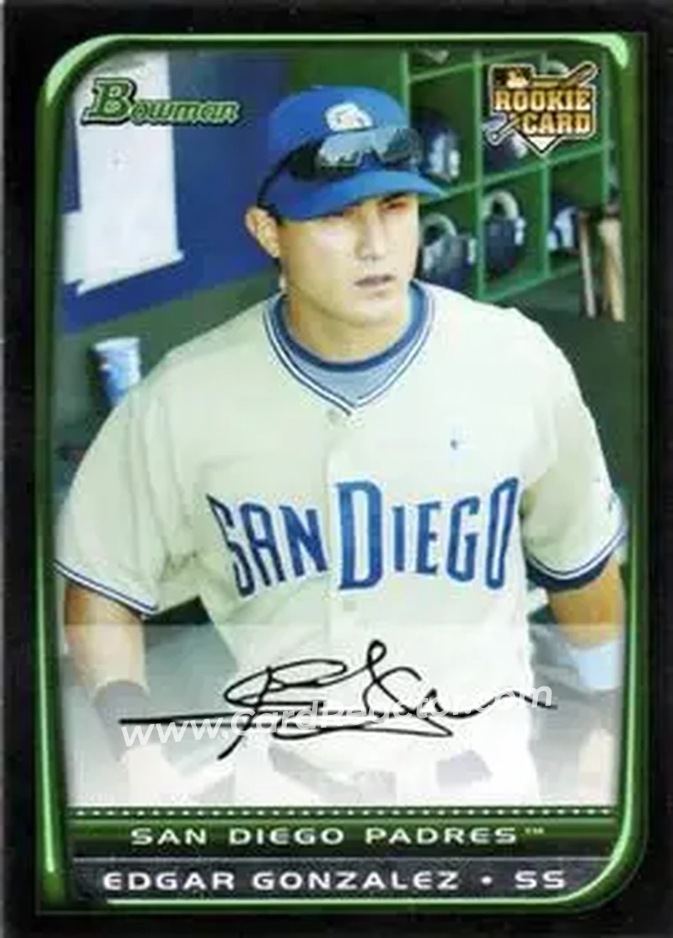 2008 Bowman Draft Picks & Prospects #BDP44 - Edgar Gonzalez - San Diego Padres - Front 2008 Bowman Draft Picks & Prospects #BDP44 - Edgar Gonzalez - San Diego Padres - Front