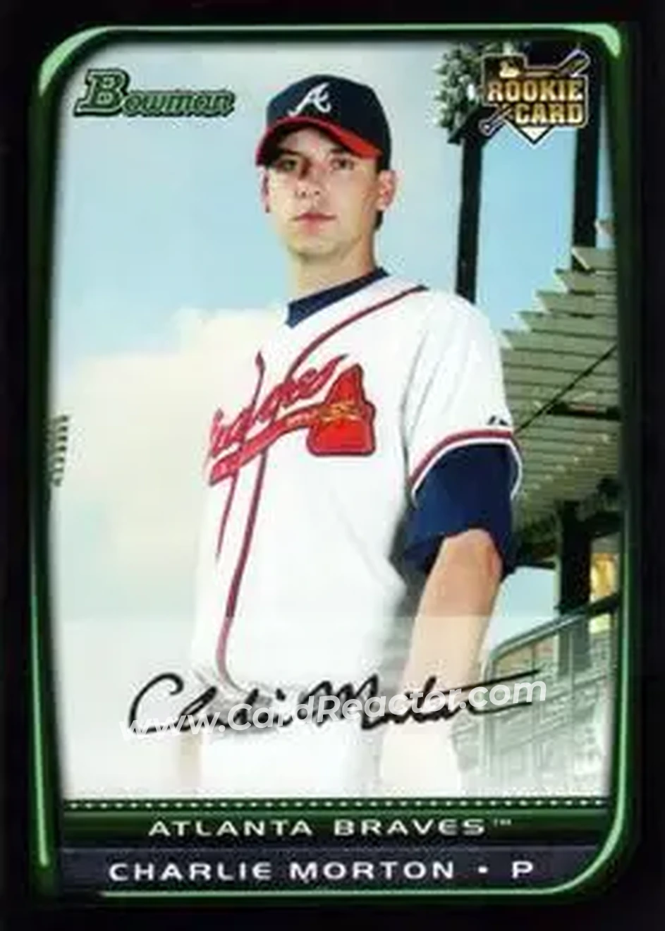 2008 Bowman Draft Picks & Prospects #BDP51 - Charlie Morton - Atlanta Braves - Front