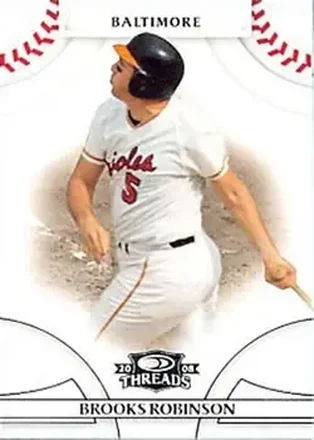 2008 Donruss Threads #3 - Brooks Robinson - Baltimore Orioles