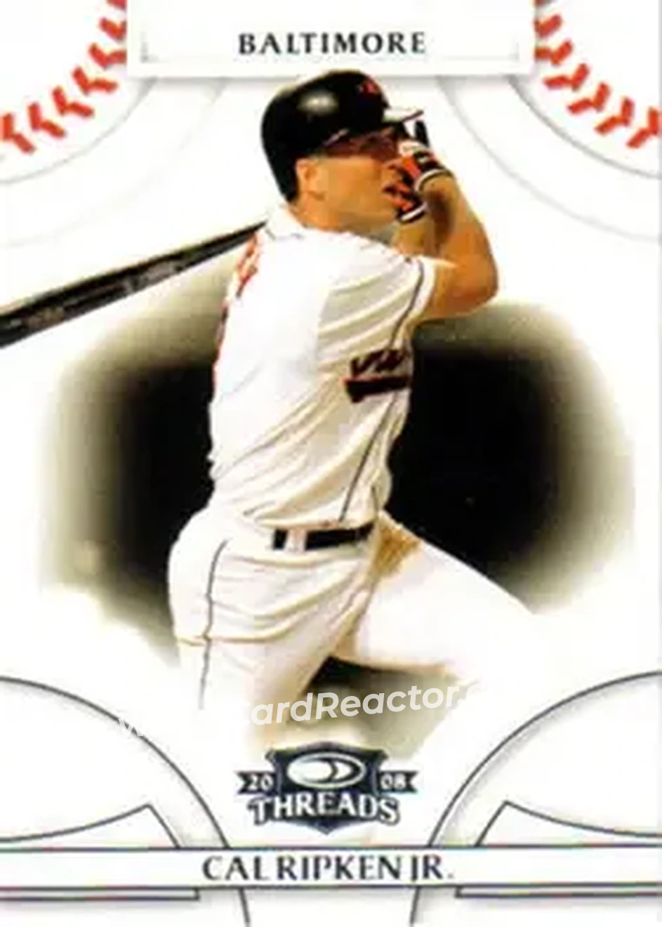 2008 Donruss Threads #4 - Cal Ripken - Baltimore Orioles - Front