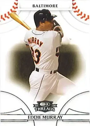 2008 Donruss Threads #5 - Eddie Murray - Baltimore Orioles