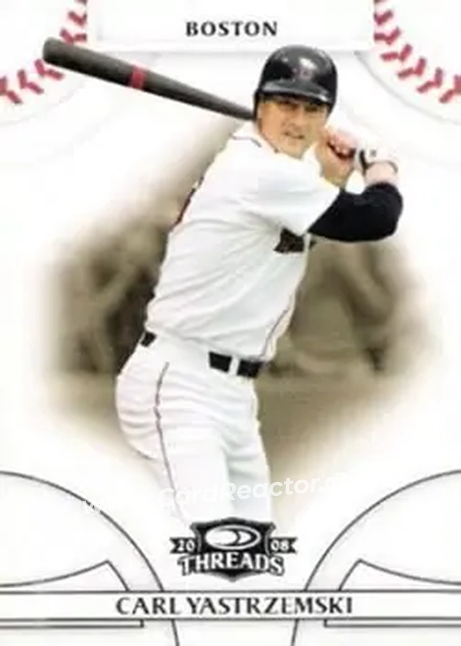 2008 Donruss Threads #6 - Carl Yastrzemski - Boston Red Sox - Front