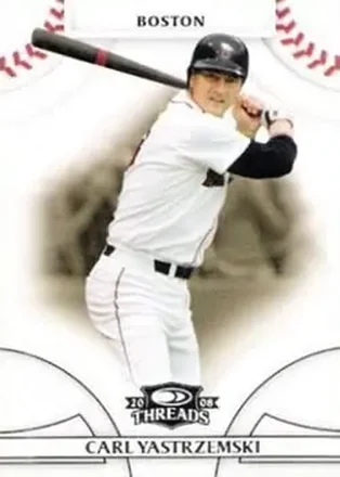 2008 Donruss Threads #6 - Carl Yastrzemski - Boston Red Sox