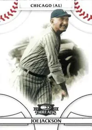 2008 Donruss Threads #9 - Joe Jackson - Chicago White Sox