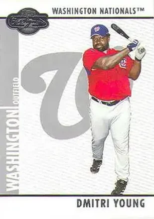 2008 Topps Co-Signers #004 - Dmitri Young - Washington Nationals