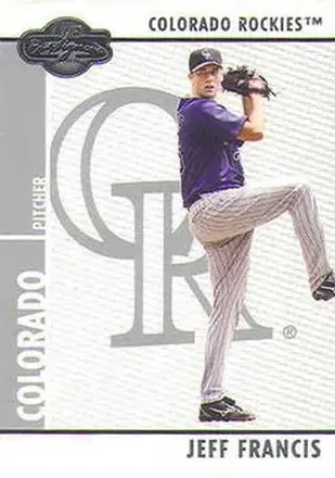 2008 Topps Co-Signers #008 - Jeff Francis - Colorado Rockies