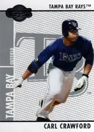 2008 Topps Co-Signers #017 - Carl Crawford - Tampa Bay Rays
