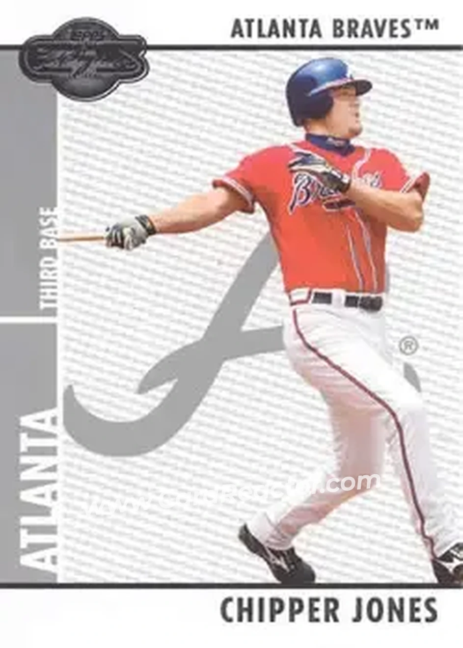 2008 Topps Co-Signers #023 - Chipper Jones - Atlanta Braves - Front