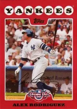2008 Topps Opening Day #1 - Alex Rodriguez - New York Yankees