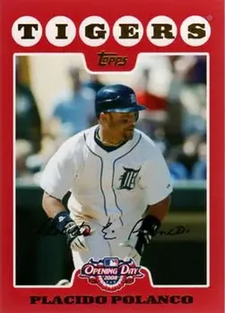 2008 Topps Opening Day #4 - Placido Polanco - Detroit Tigers