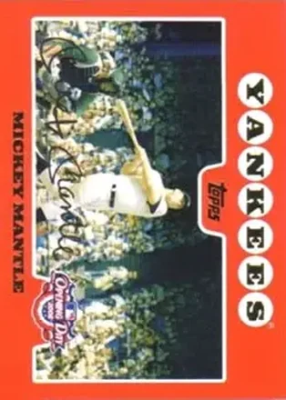 2008 Topps Opening Day #7 - Mickey Mantle - New York Yankees