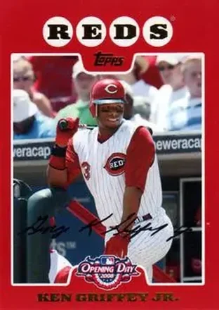 2008 Topps Opening Day #9 - Ken Griffey Jr. - Cincinnati Reds