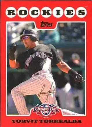 2008 Topps Opening Day #11 - Yorvit Torrealba - Colorado Rockies