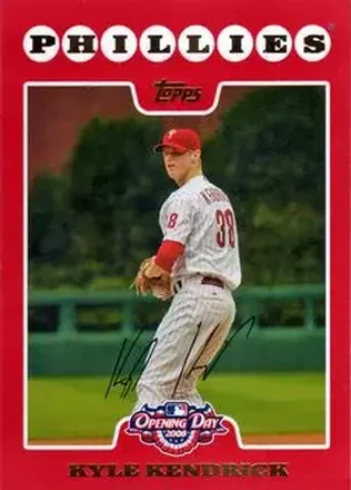 2008 Topps Opening Day #13 - Kyle Kendrick - Philadelphia Phillies
