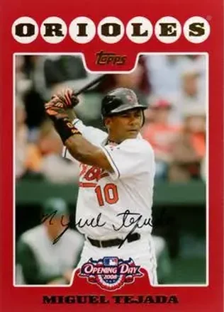 2008 Topps Opening Day #18 - Miguel Tejada - Baltimore Orioles
