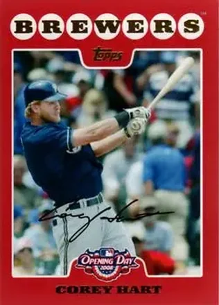 2008 Topps Opening Day #19 - Corey Hart - Milwaukee Brewers