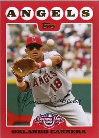 2008 Topps Opening Day #22 - Orlando Cabrera - Los Angeles Angels