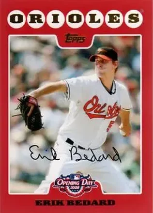 2008 Topps Opening Day #24 - Erik Bedard - Baltimore Orioles